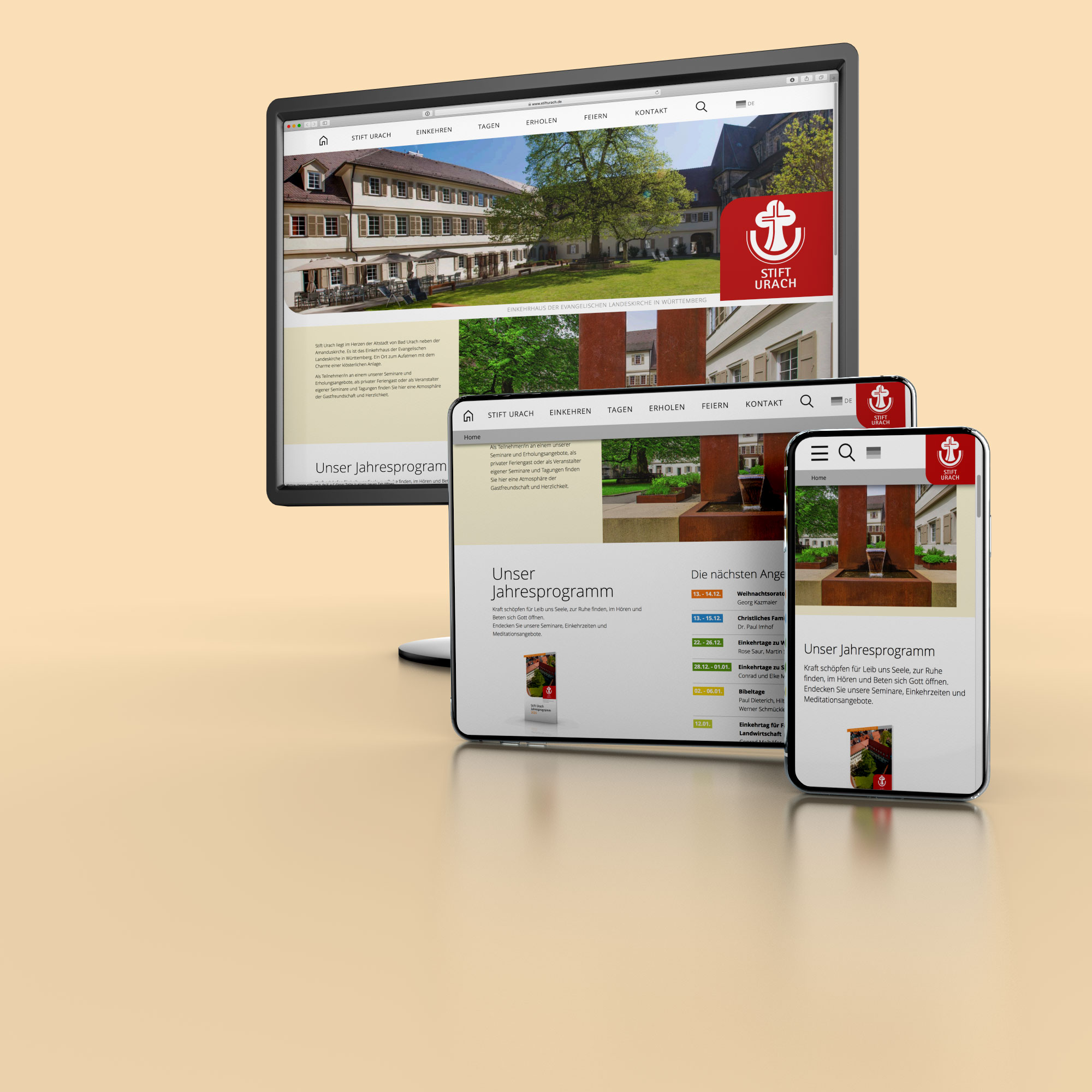 Webseite Stift Urach